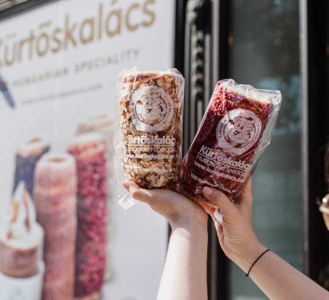 Molnár’s kürtőskalács Budapest belvárosában